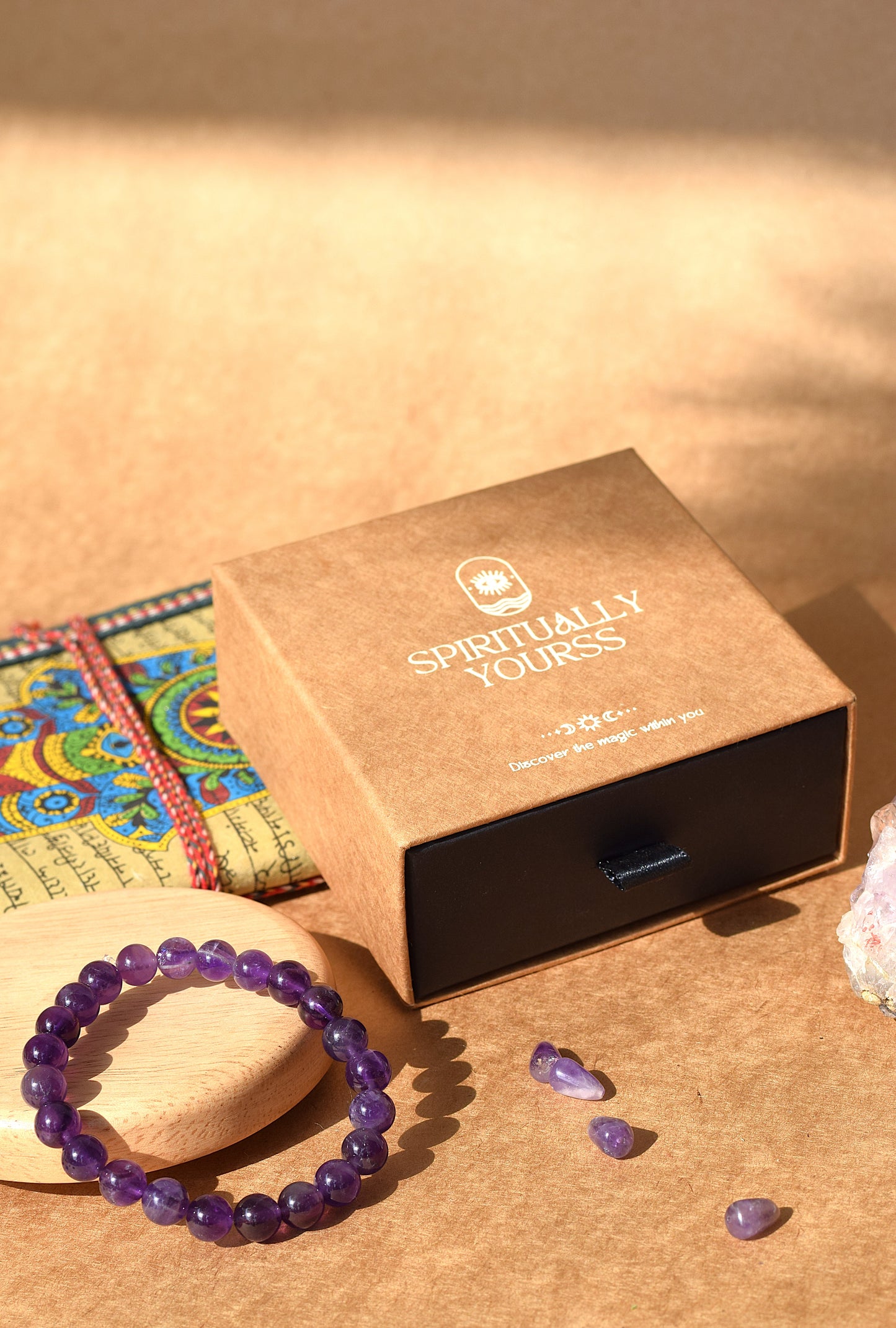 Amethyst Healing Bracelet | Relieves Stress, Enhances Spiritual Growth & Intuition