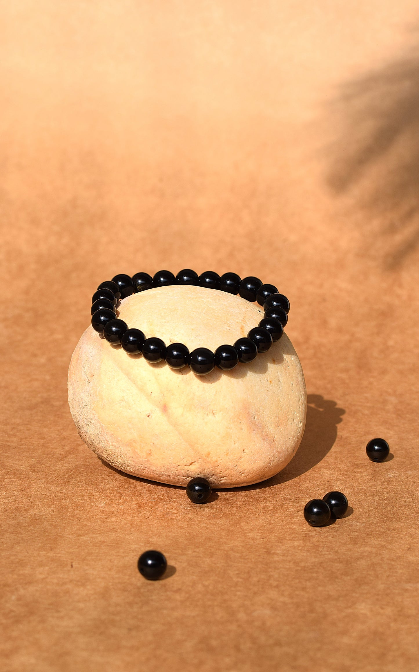 Black Obsidian Protection Bracelet | Shields Against Negative Energy & Evil Eye