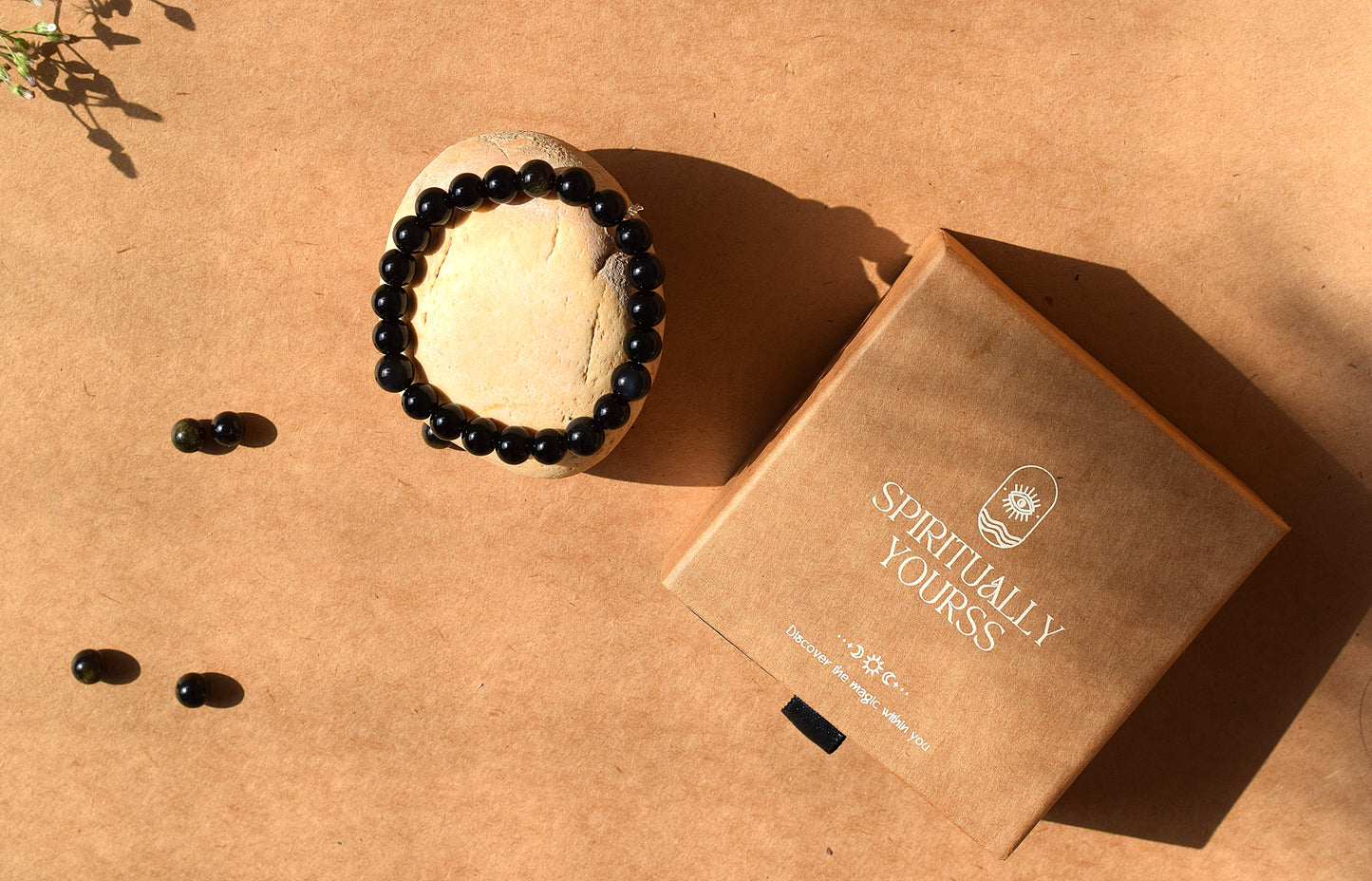 Black Obsidian Protection Bracelet | Shields Against Negative Energy & Evil Eye