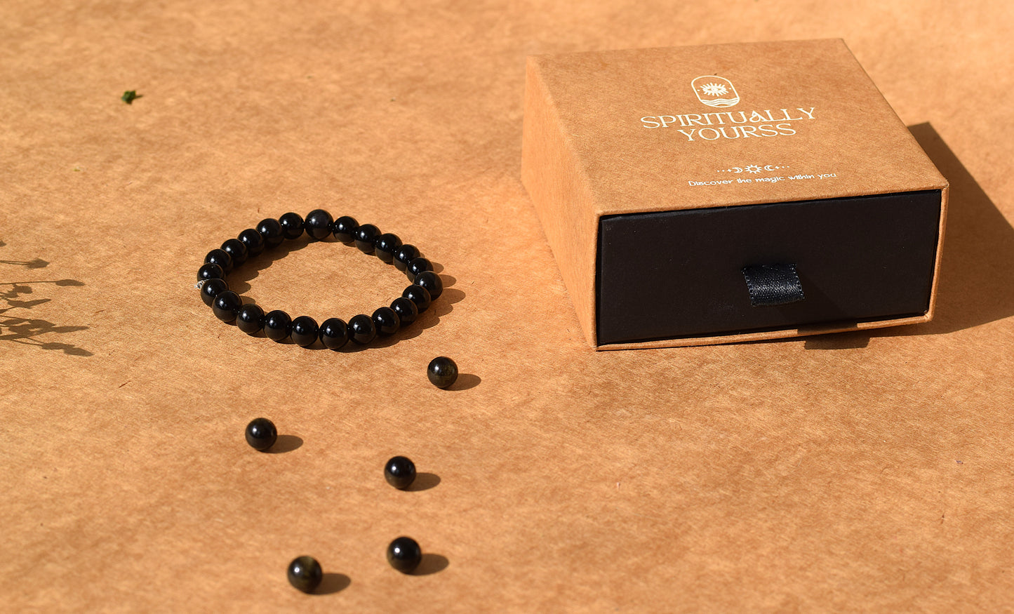 Black Obsidian Protection Bracelet | Shields Against Negative Energy & Evil Eye