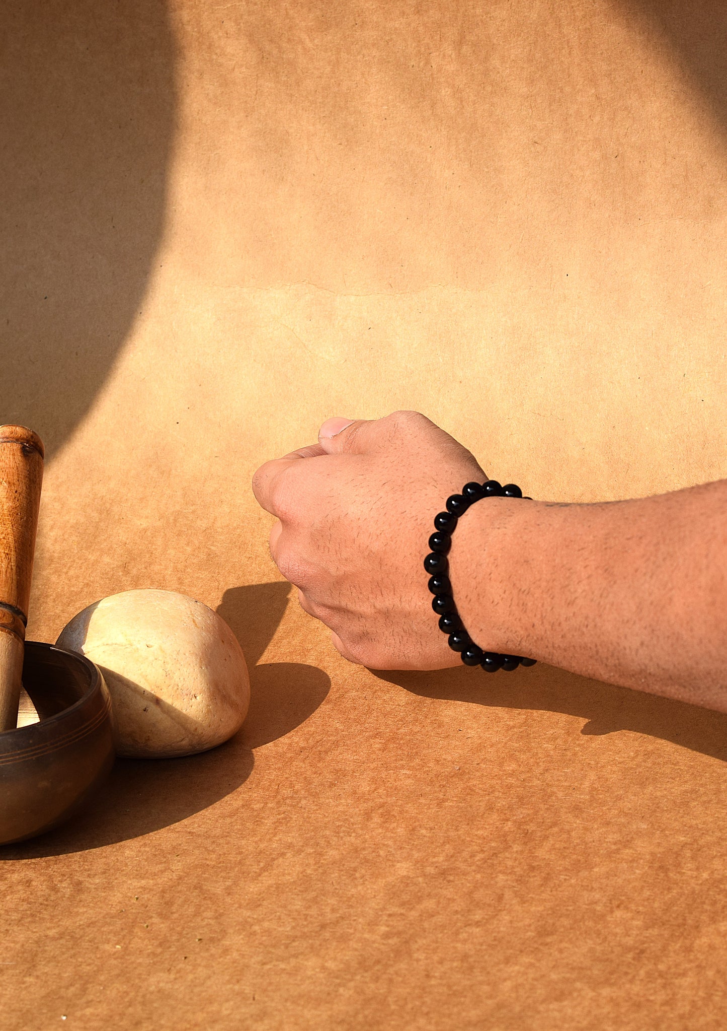 Black Obsidian Protection Bracelet | Shields Against Negative Energy & Evil Eye