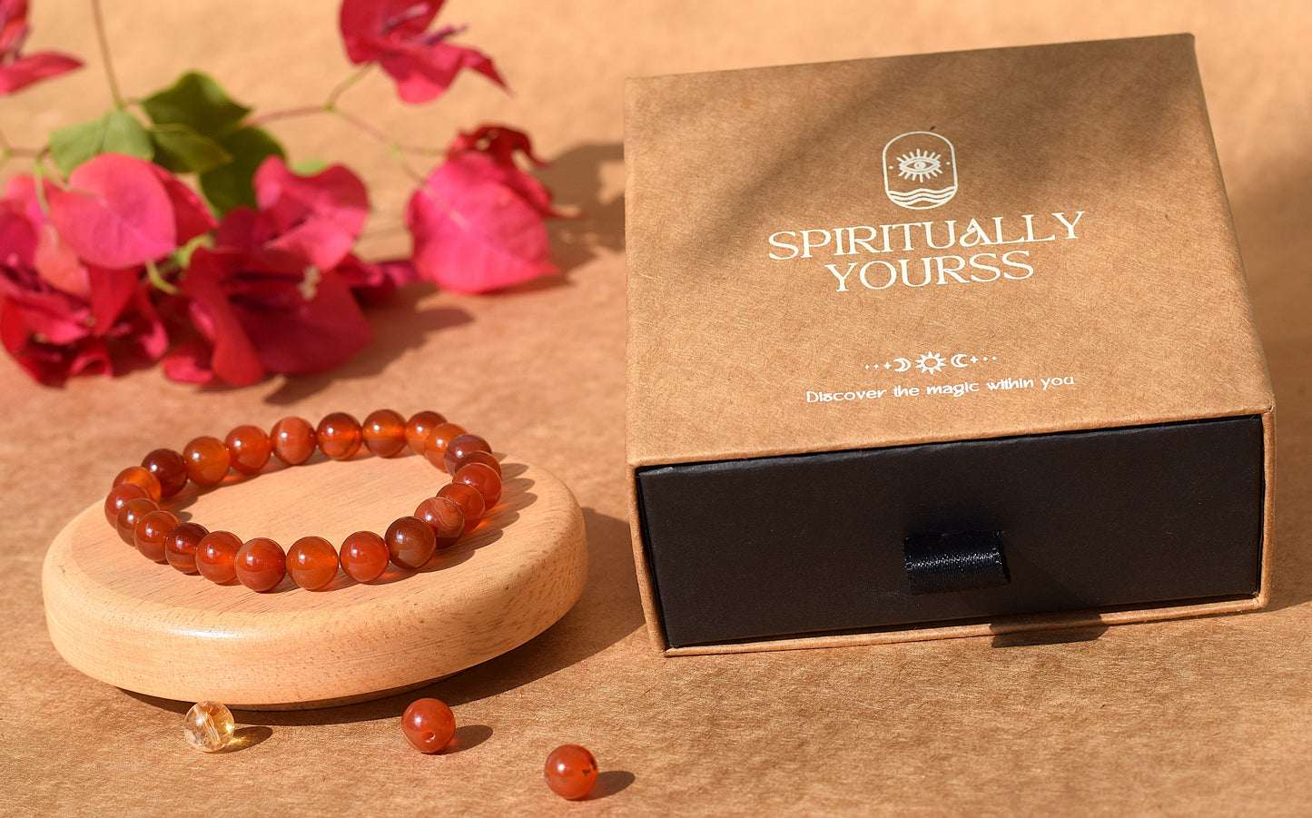 Carnelian Creativity & Motivation Bracelet | Boosts Energy, Confidence & Passion