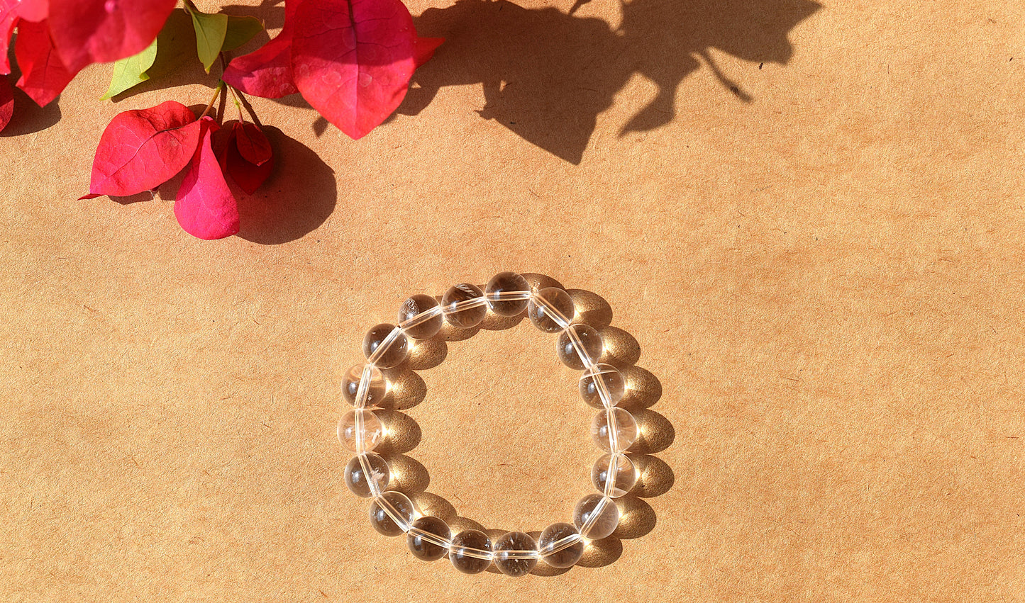 Clear Quartz Master Healing Bracelet (10mm) | Amplifies Energy, Focus & Spiritual Clarity