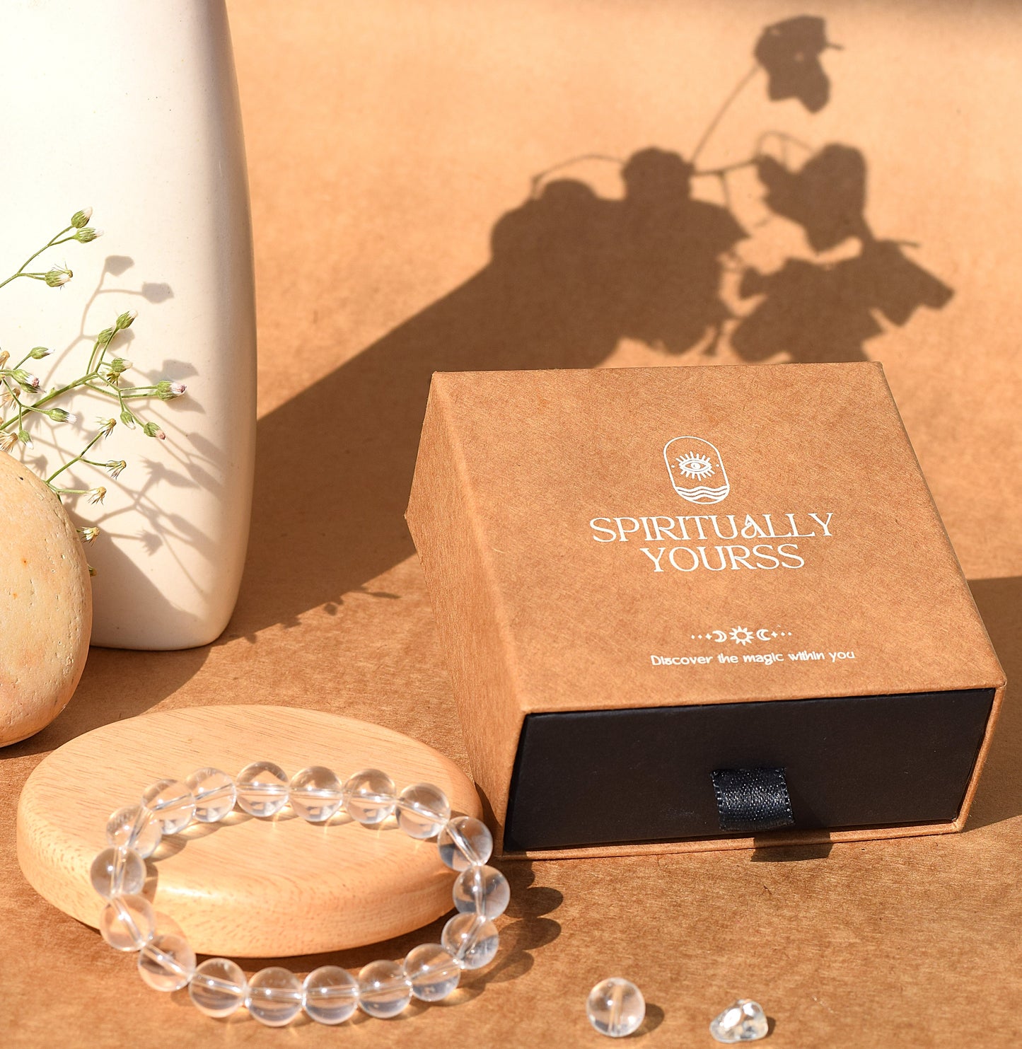 Clear Quartz Master Healing Bracelet (10mm) | Amplifies Energy, Focus & Spiritual Clarity