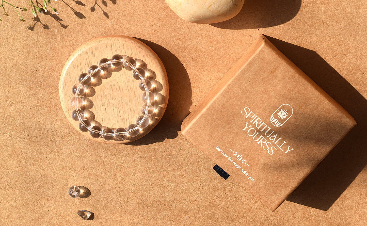 Clear Quartz Master Healing Bracelet (10mm) | Amplifies Energy, Focus & Spiritual Clarity