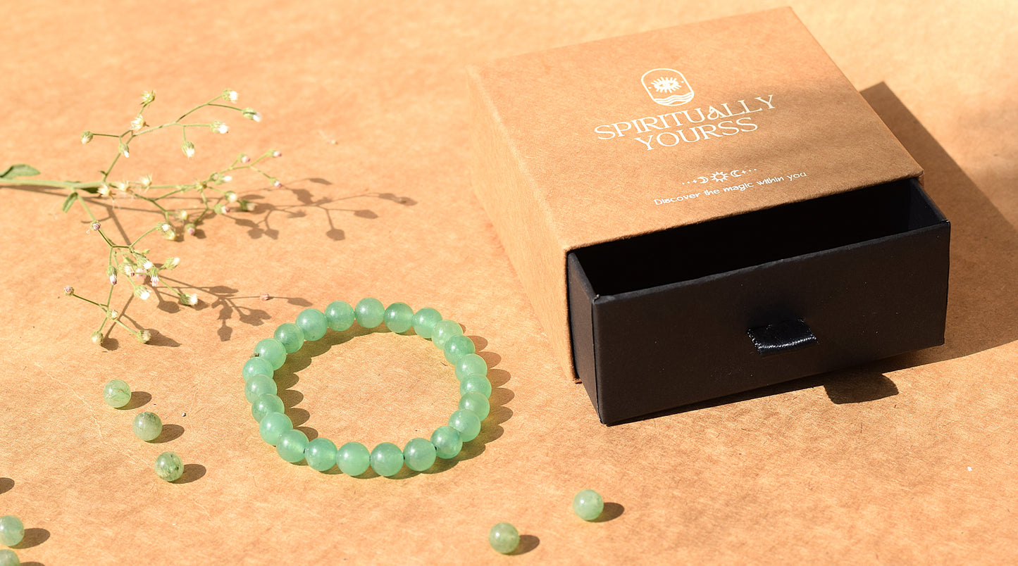 Green Aventurine Wealth Bracelet | Attracts Prosperity, Luck & Success