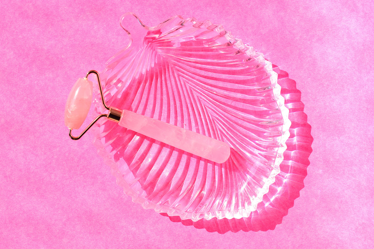 Rose Quartz Face Roller | Lifting, Firming & Beauty Enhancing