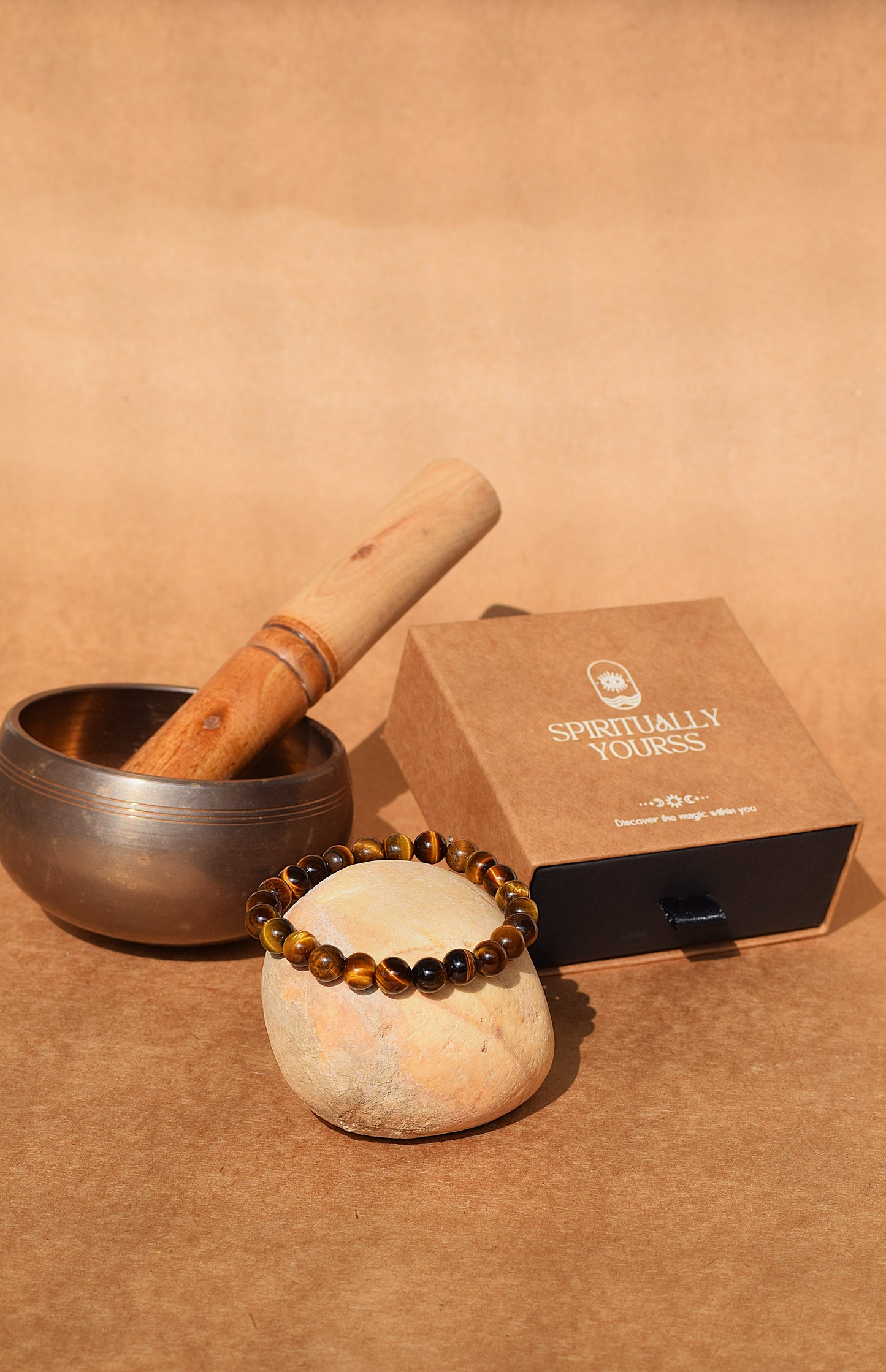 Tiger Eye Confidence & Protection Bracelet | Enhances Willpower, Strength & Security