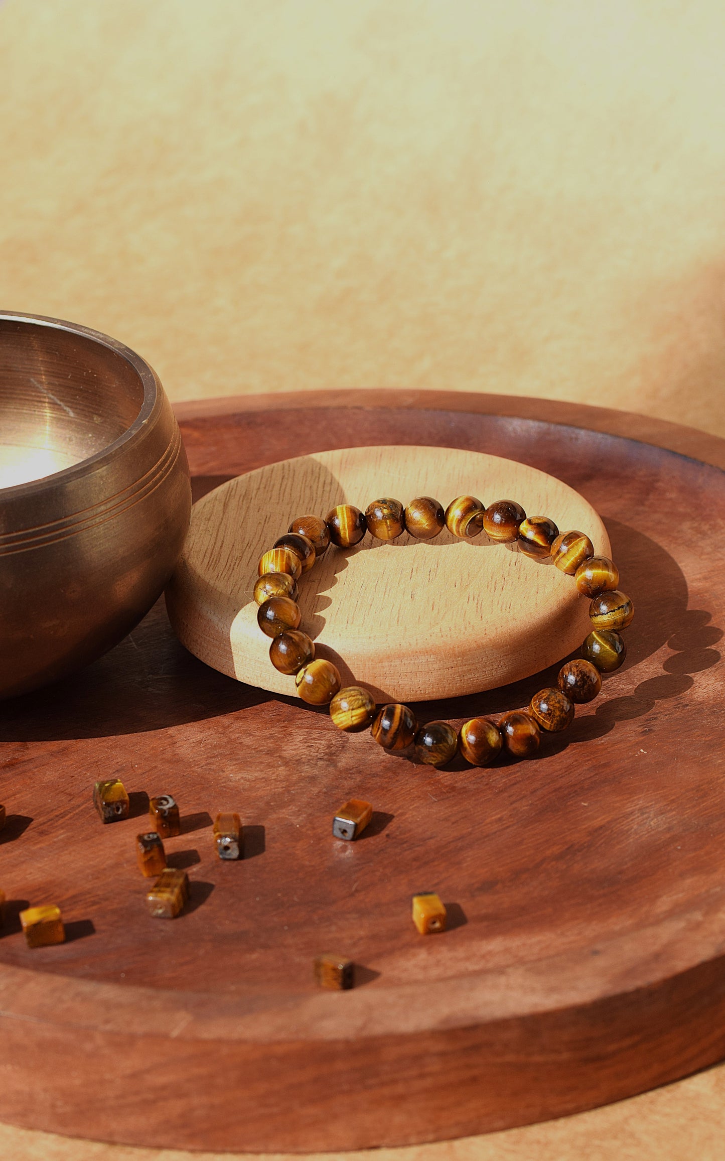 Tiger Eye Confidence & Protection Bracelet | Enhances Willpower, Strength & Security