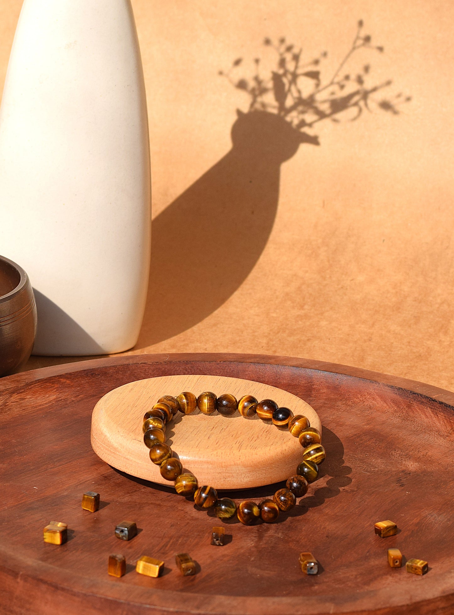 Tiger Eye Confidence & Protection Bracelet | Enhances Willpower, Strength & Security