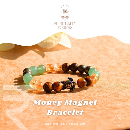 Money Magnet Turtle Bracelet | Manifests Prosperity & Financial Stability