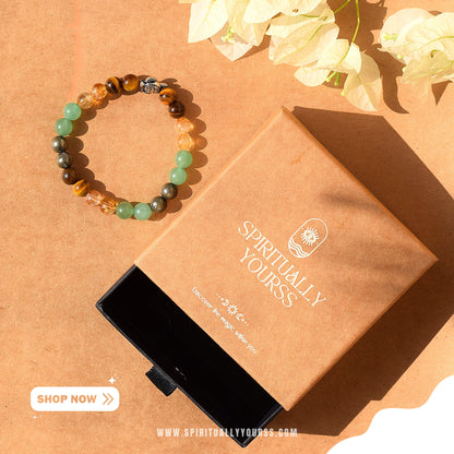 Money Magnet Turtle Bracelet | Manifests Prosperity & Financial Stability