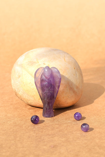 Amethyst Crystal Angel | Spiritual Healing & Protection