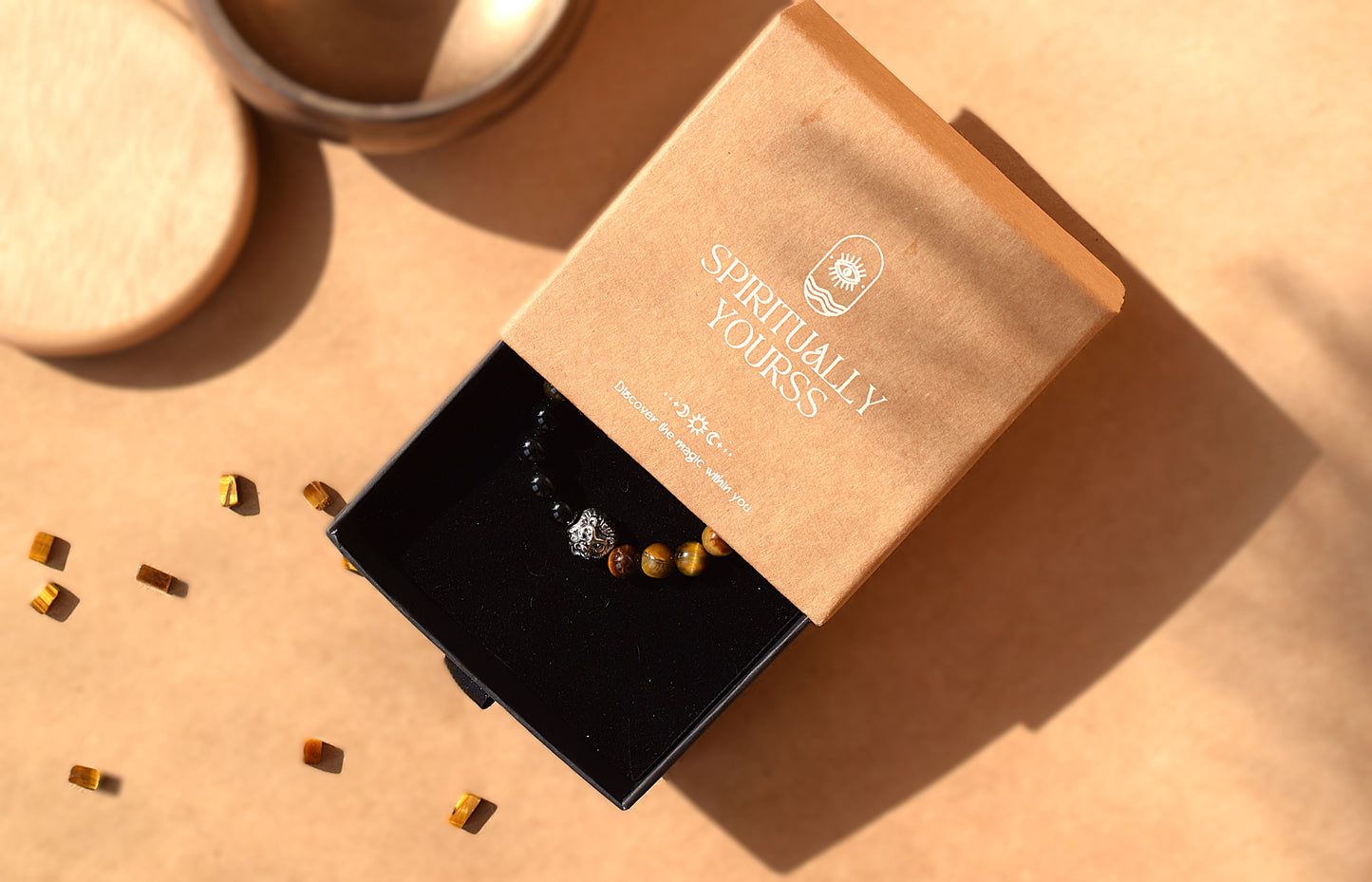 Black Obsidian & Tiger Eye Bracelet | Protection, Strength & Confidence