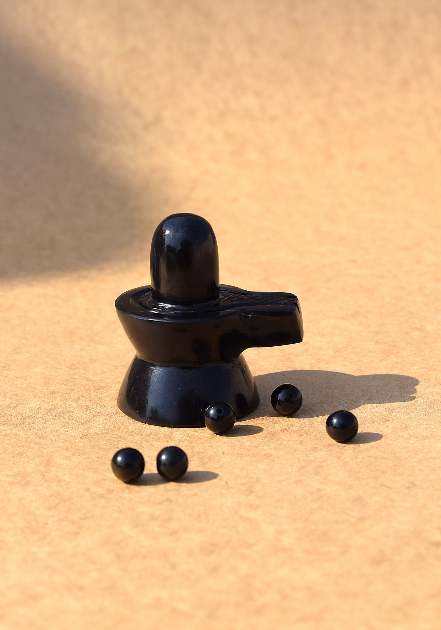 Black Obsidian Crystal Shivling | Spirituality & Transformation