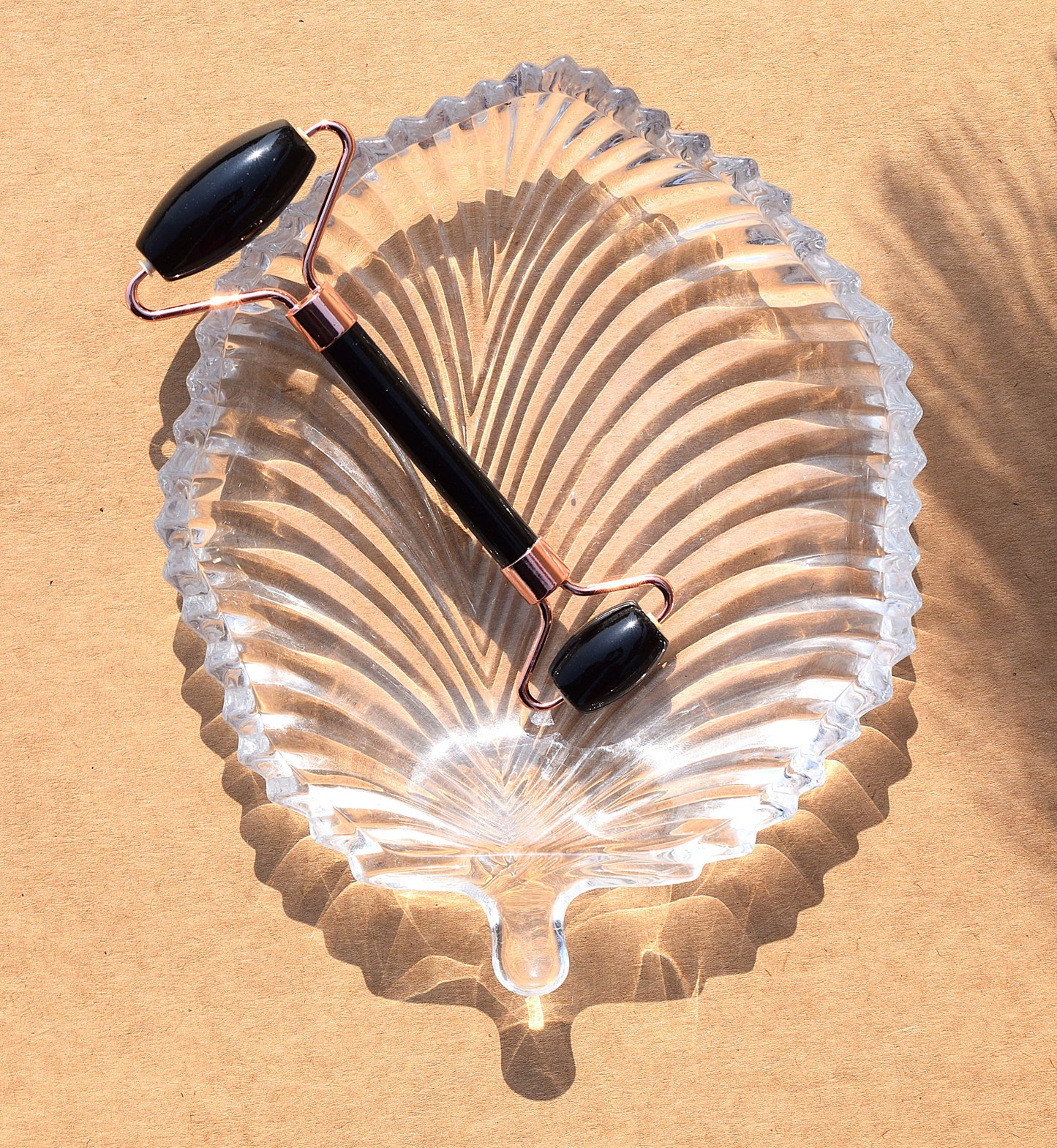 Black Obsidian Face Roller | Detoxifying, Tension Relief & Firming
