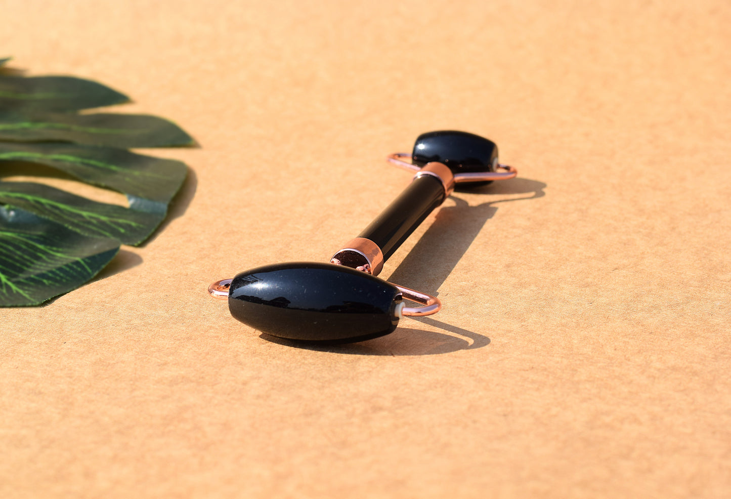 Black Obsidian Face Roller | Detoxifying, Tension Relief & Firming