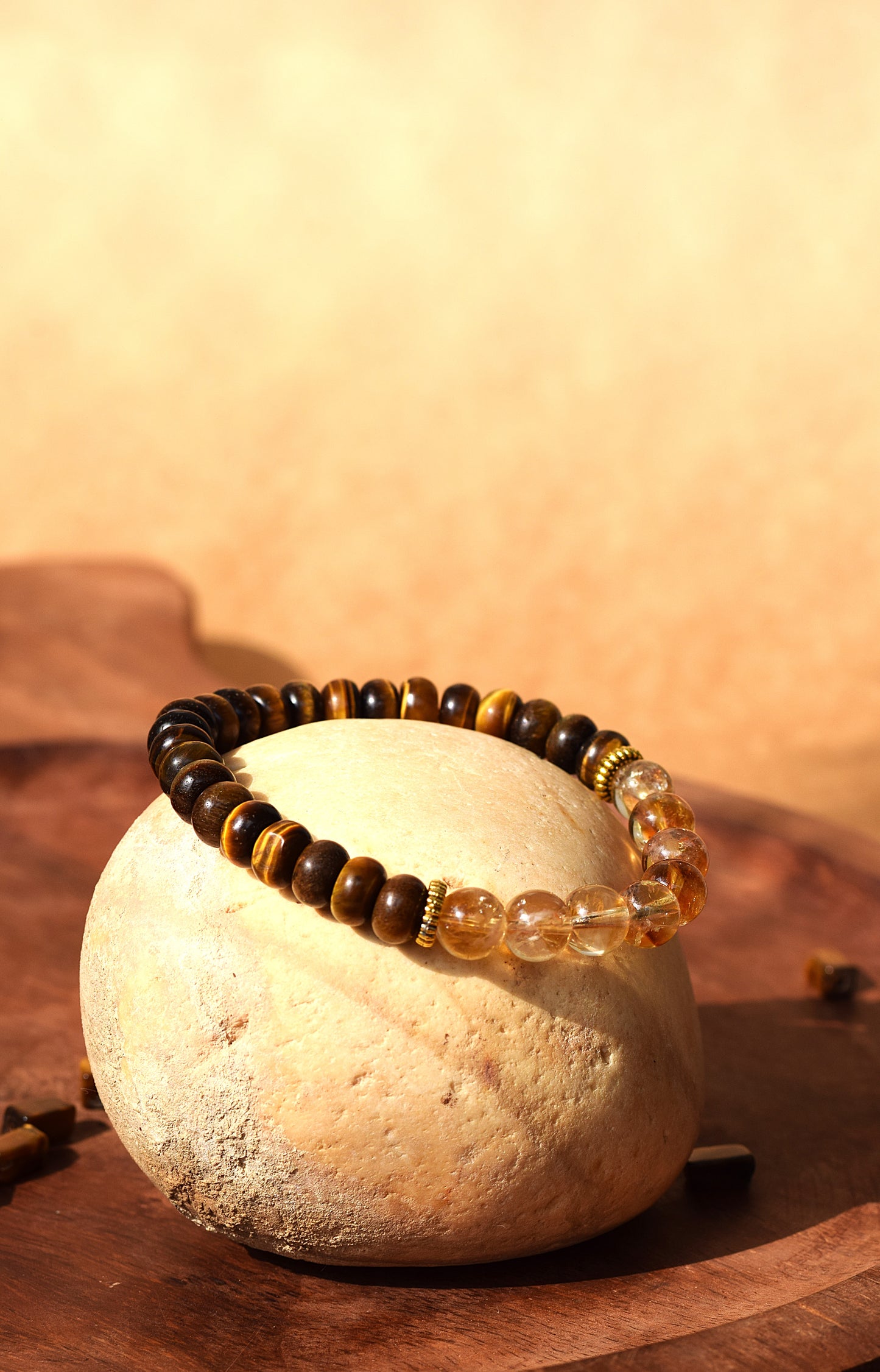 Citrine & Tiger Eye Bracelet | Strengthens Confidence, Focus & Prosperity