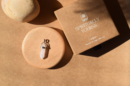 Clear Quartz Pencil Pendant | Master Healer & Energy Amplifier