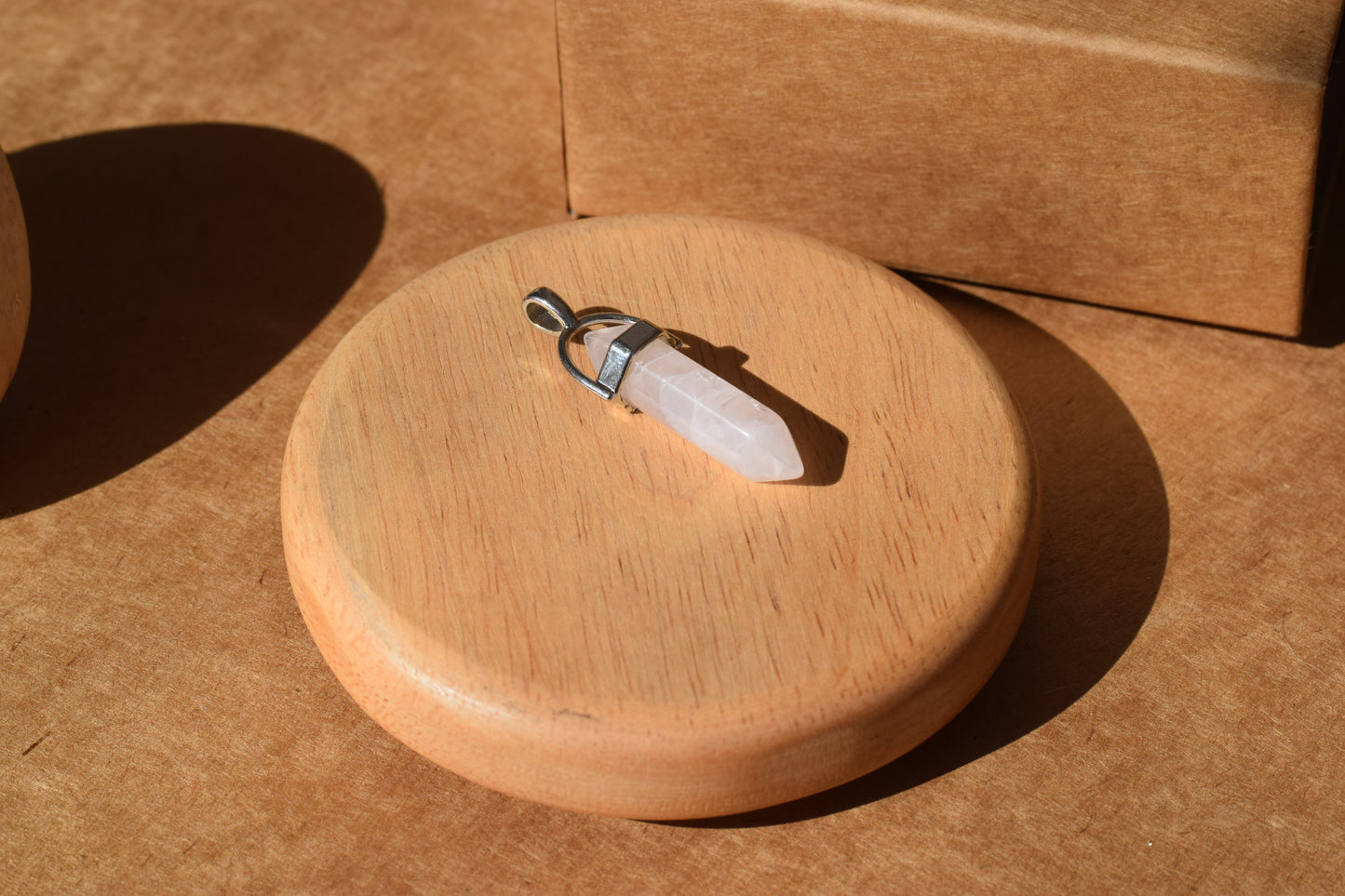 Clear Quartz Pencil Pendant | Master Healer & Energy Amplifier