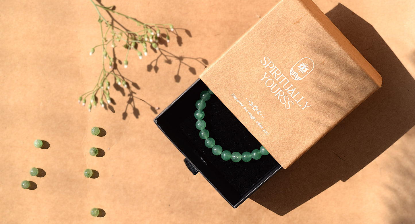 Green Aventurine Wealth Bracelet | Attracts Prosperity, Luck & Success