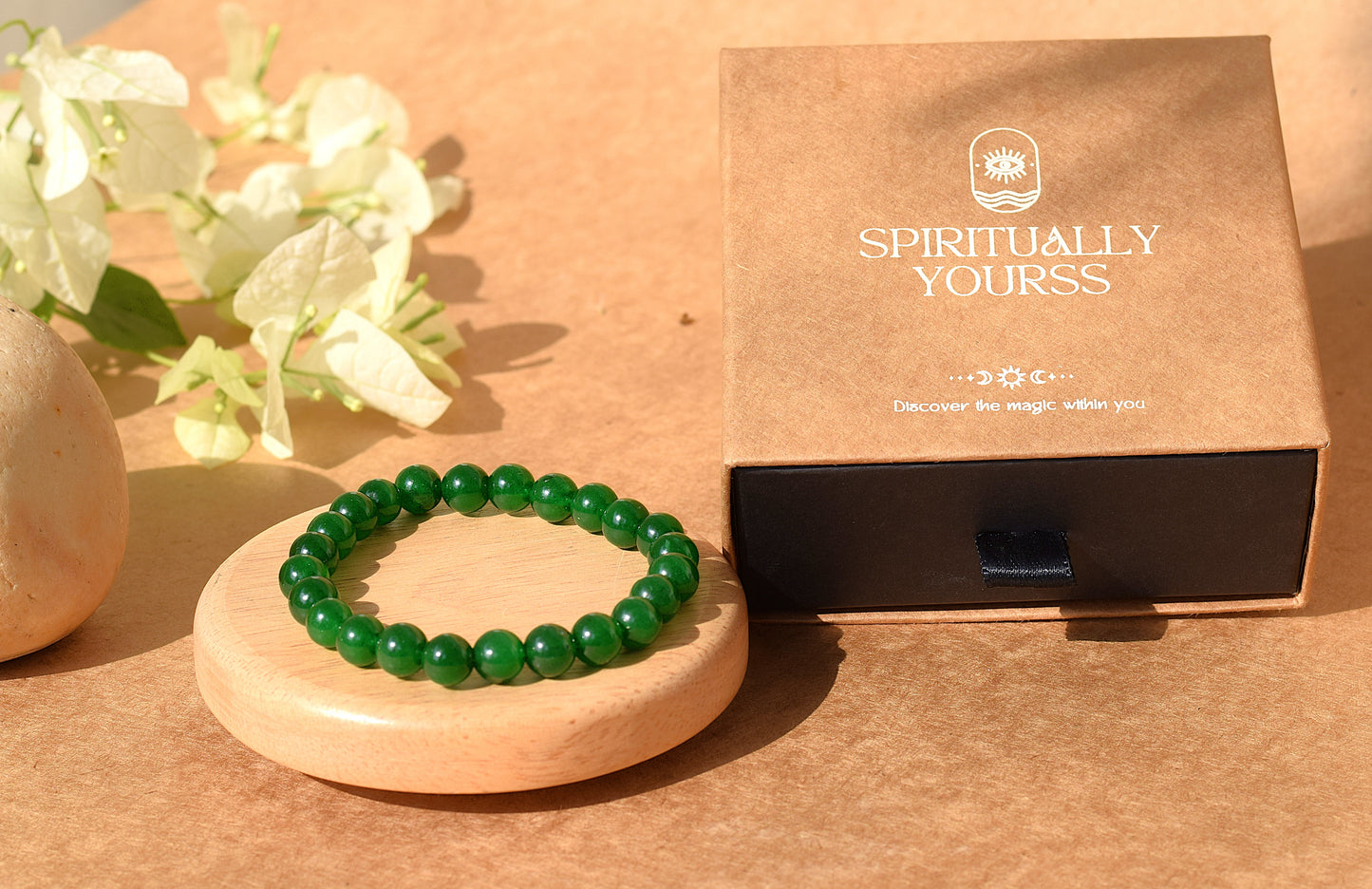 Green Jade Heart Chakra Bracelet | Brings Harmony & Balance