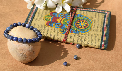 Lapis Lazuli Wisdom & Intuition Bracelet | Enhances Clarity, Truth & Self-Discovery