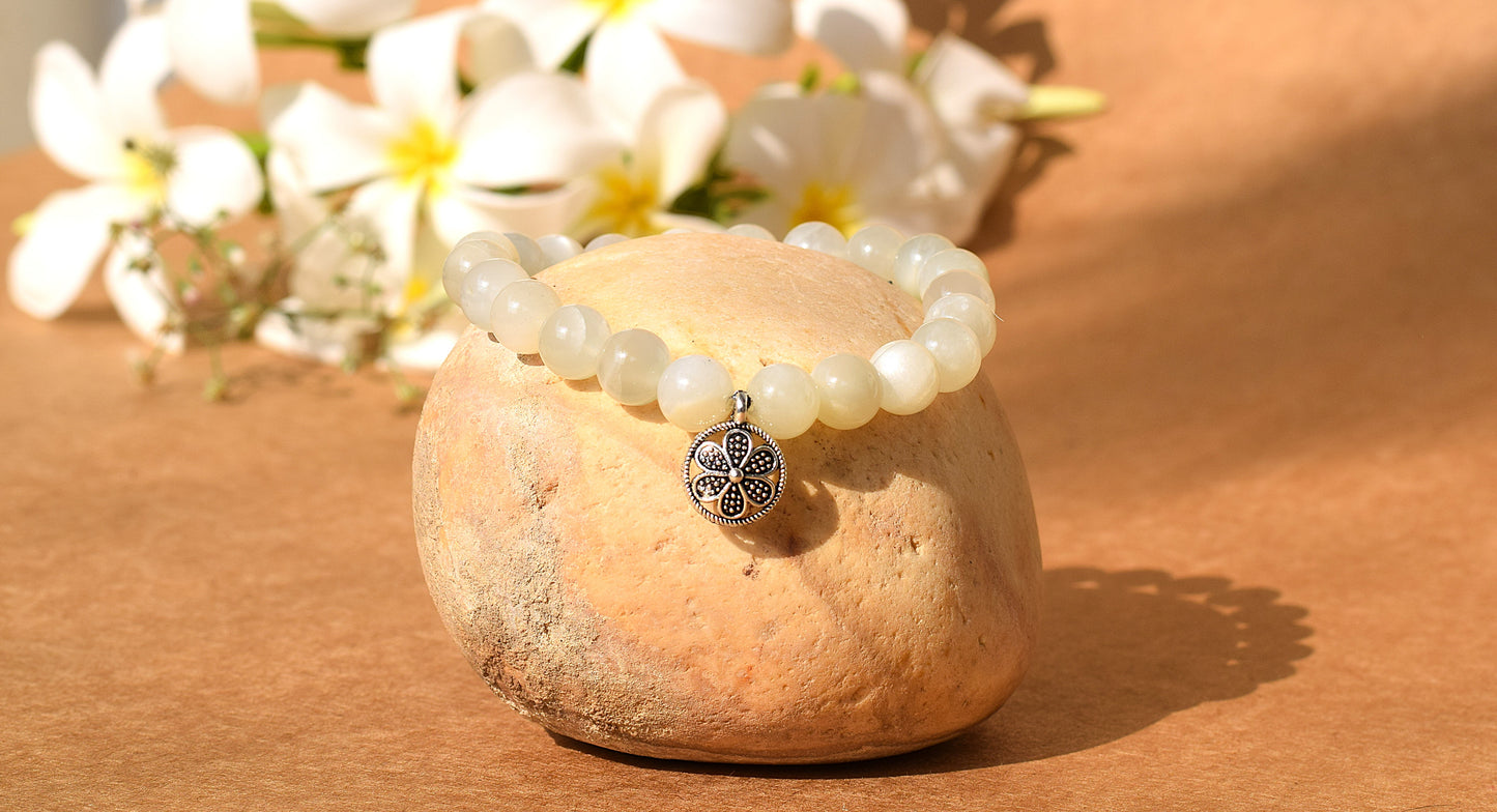 Moonstone Energy Bracelet | Enhances Intuition & Emotional Balance
