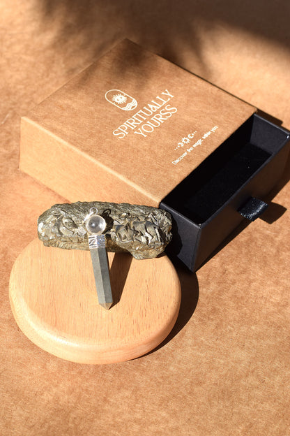 Pyrite Pencil Pendant | Wealth, Success & Manifestation