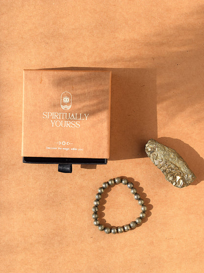 Pyrite Money Magnet Bracelet | Boosts Wealth, Confidence & Abundance