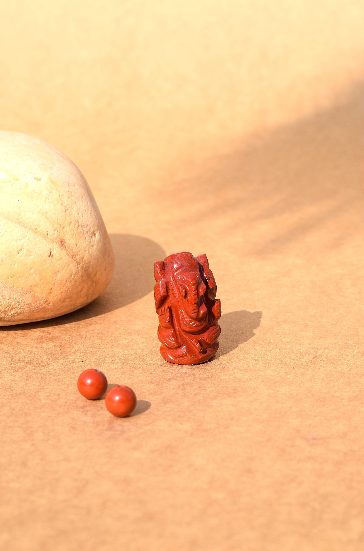 Red Jasper Lord Ganesh Idol | Strength, Stability & Grounding Energy