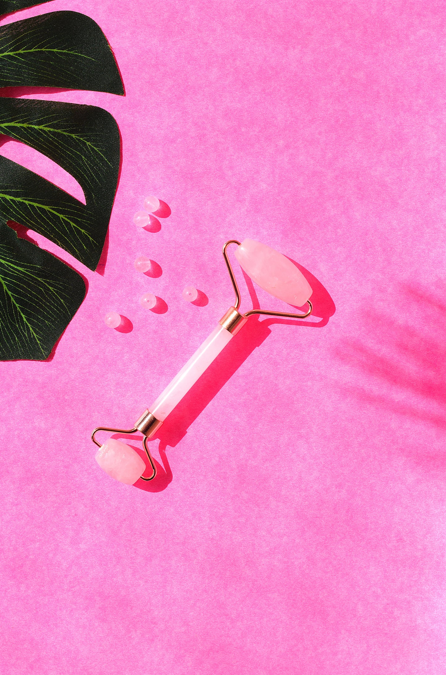 Rose Quartz Face Roller | Soothing, Anti-Wrinkle & Skin Radiance