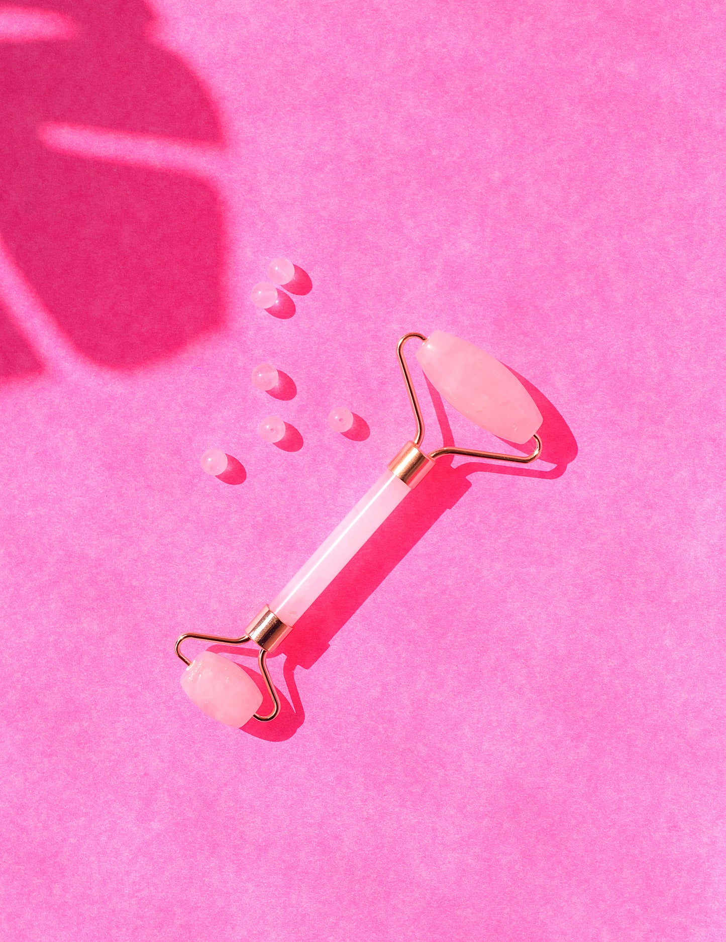 Rose Quartz Face Roller | Soothing, Anti-Wrinkle & Skin Radiance