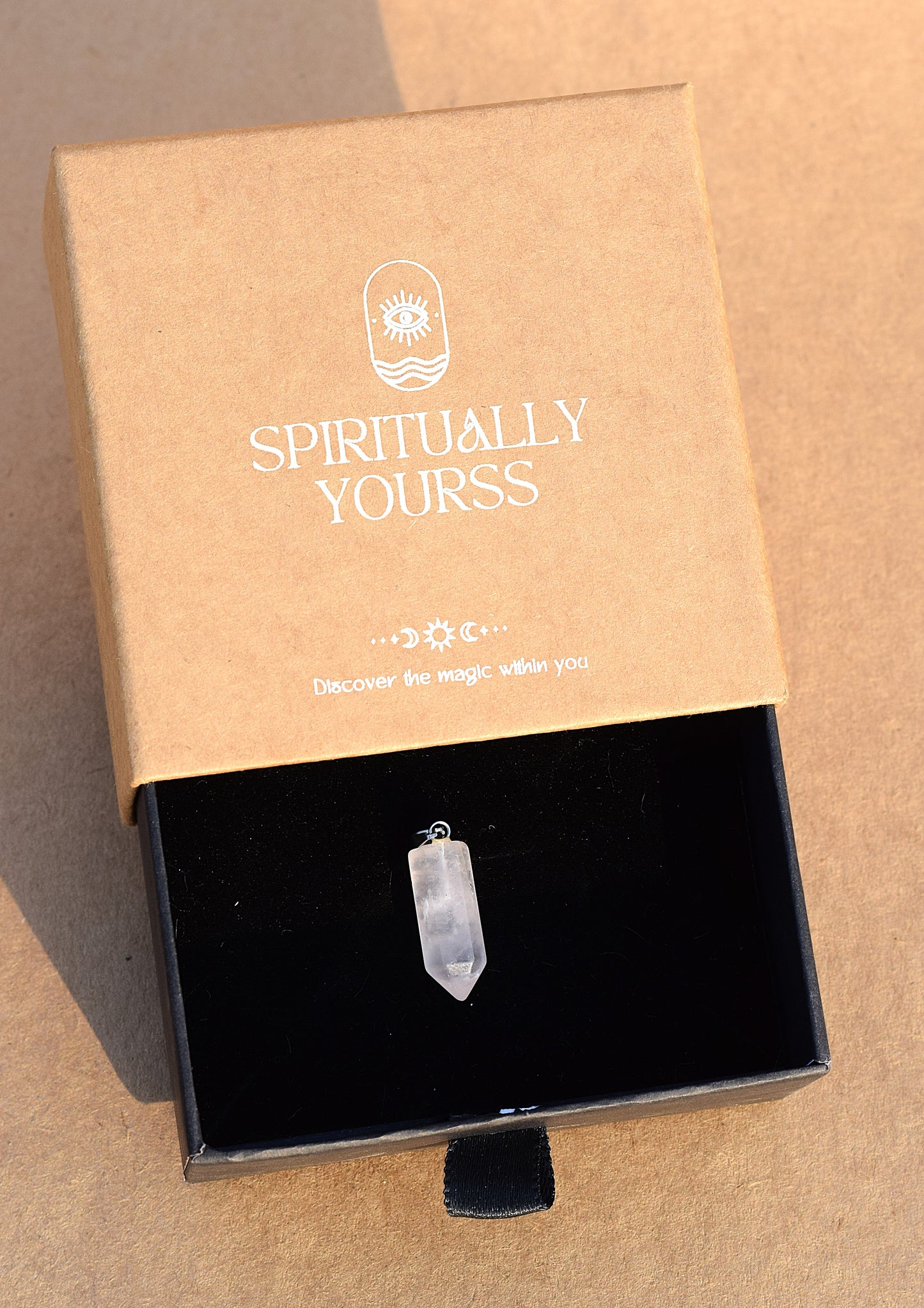 Rose Quartz Pencil Pendant | Love, Healing & Positive Energy