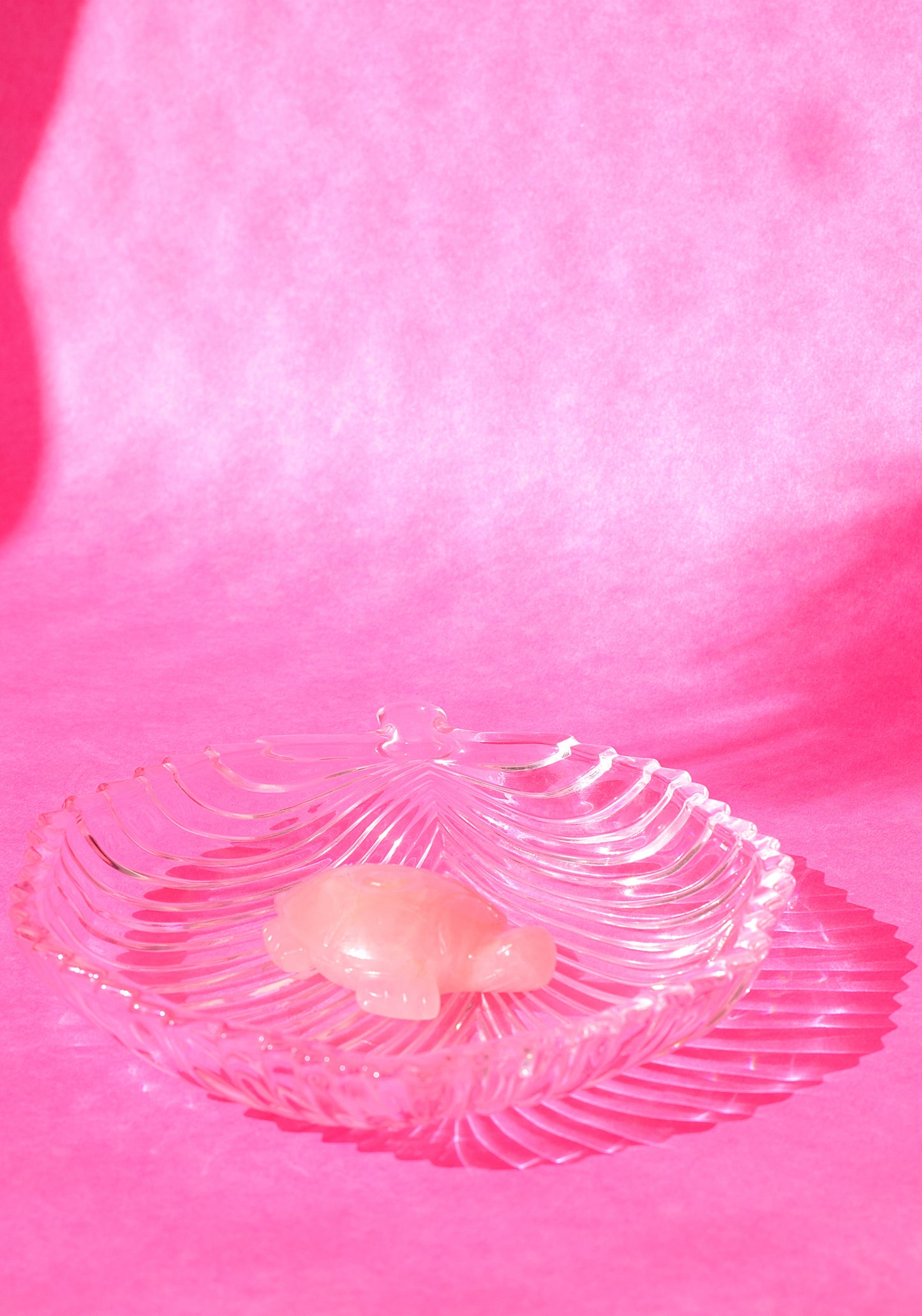 Rose Quartz Crystal Turtle | Symbol of Love, Peace & Longevity
