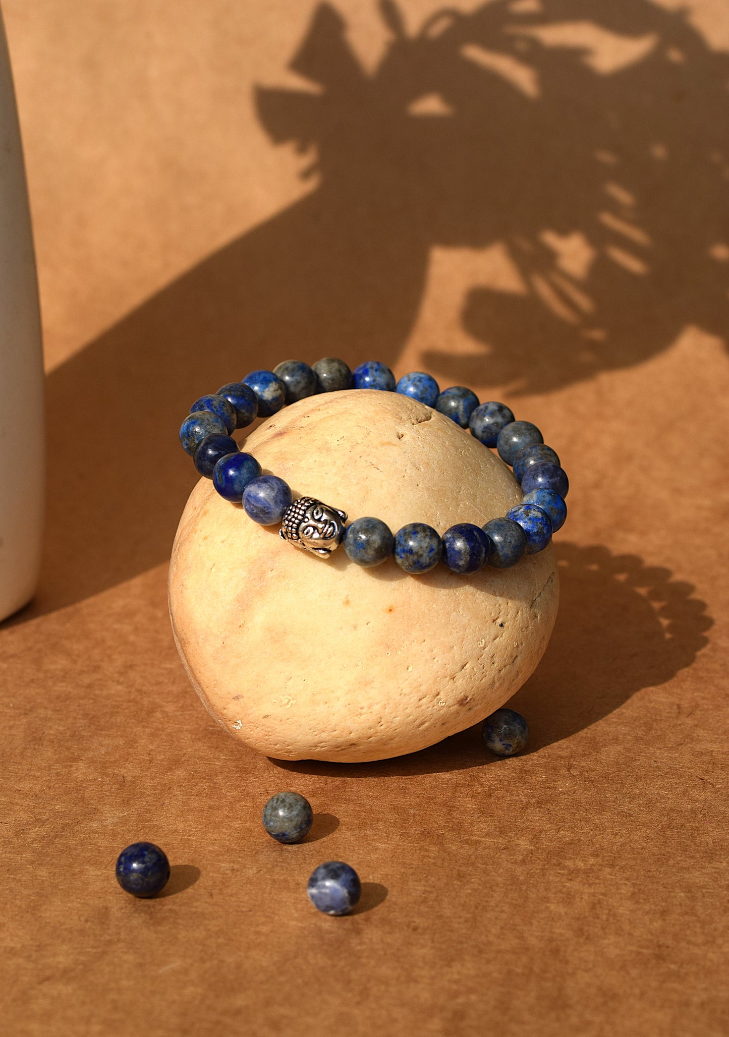 Sodalite Buddha Mindfulness Bracelet | Encourages Inner Peace, Focus & Wisdom