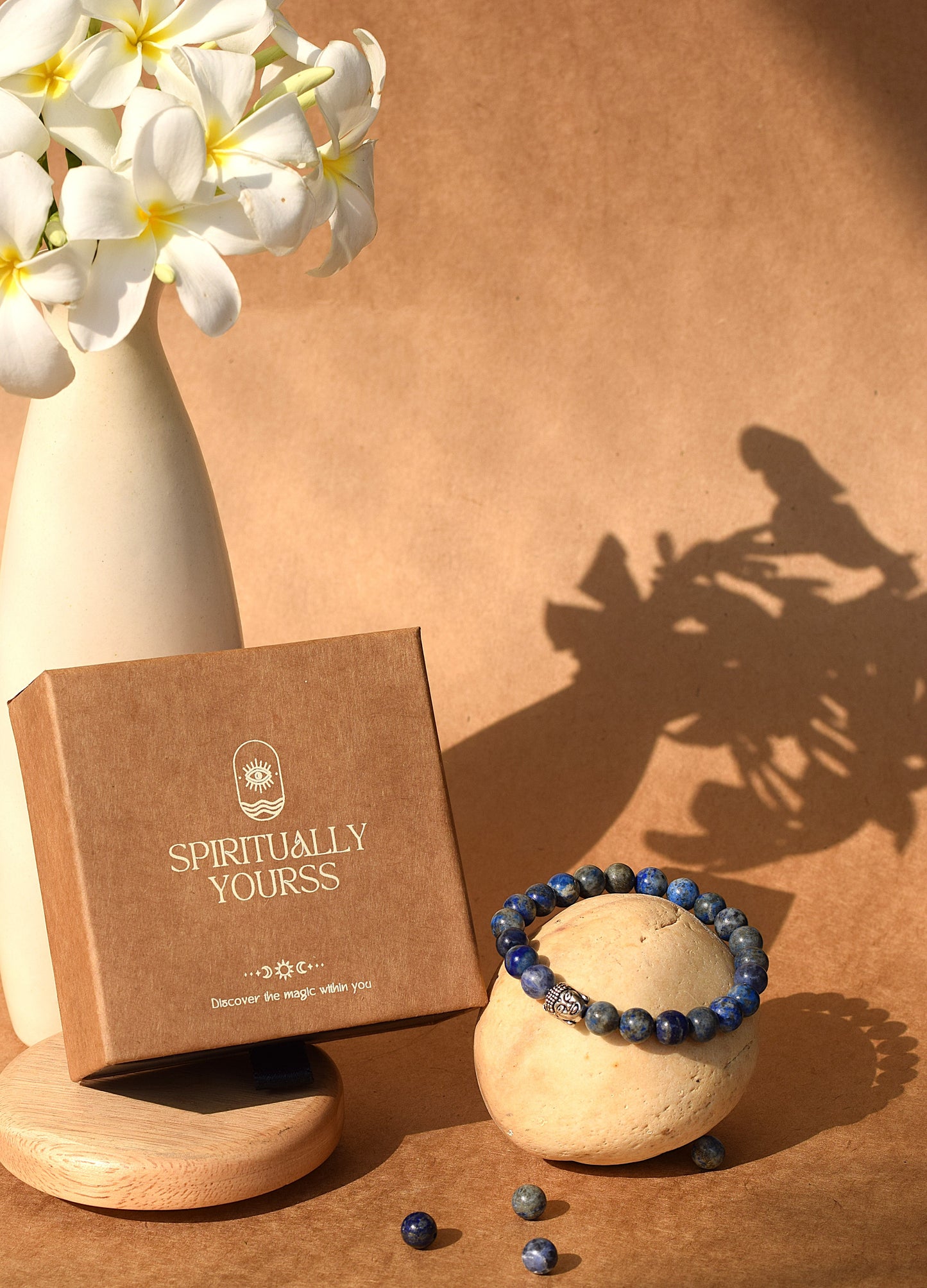 Sodalite Buddha Mindfulness Bracelet | Encourages Inner Peace, Focus & Wisdom