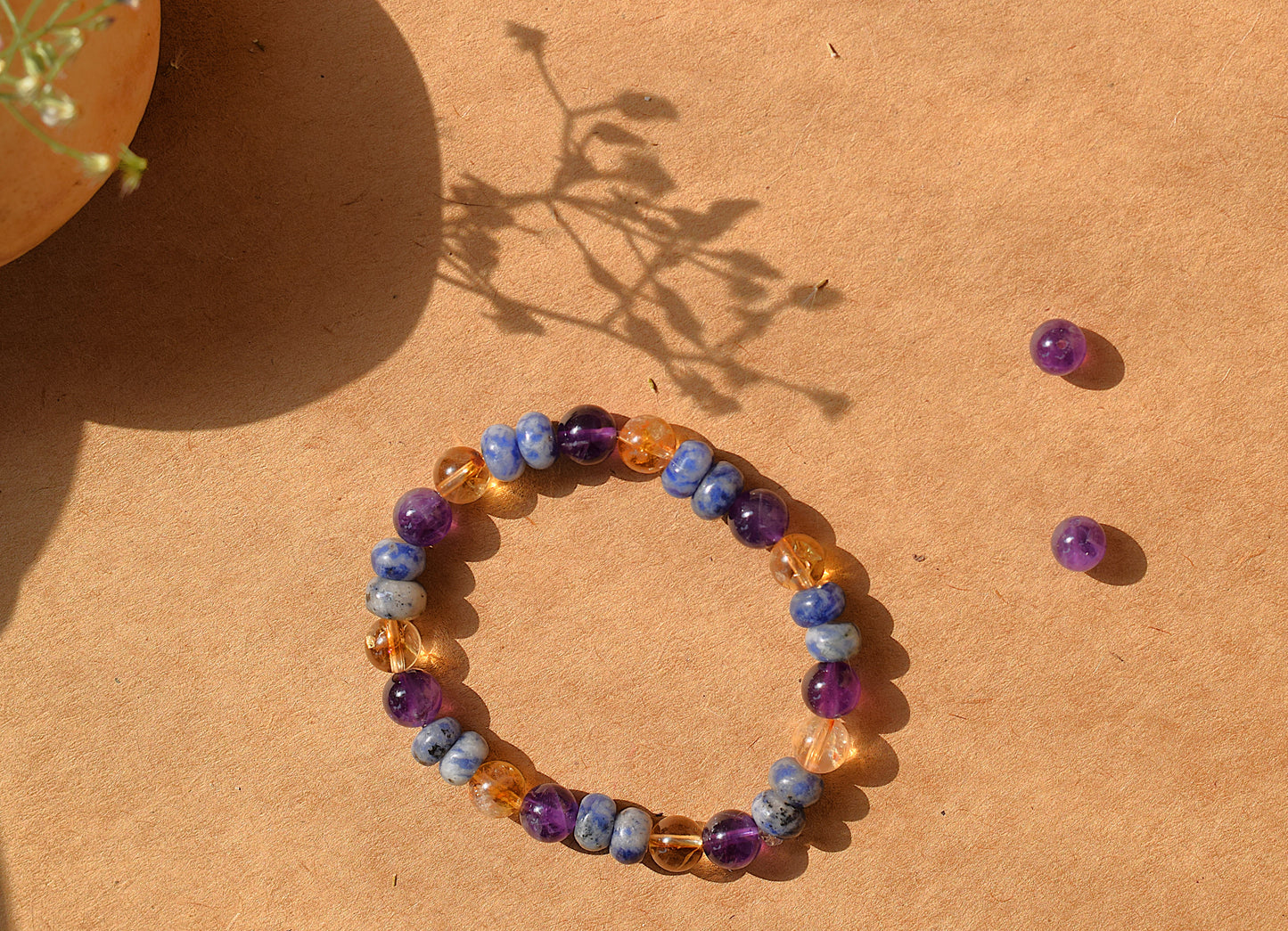 Spiritual Awakening Bracelet | Citrine, Sodalite & Amethyst for Higher Consciousness
