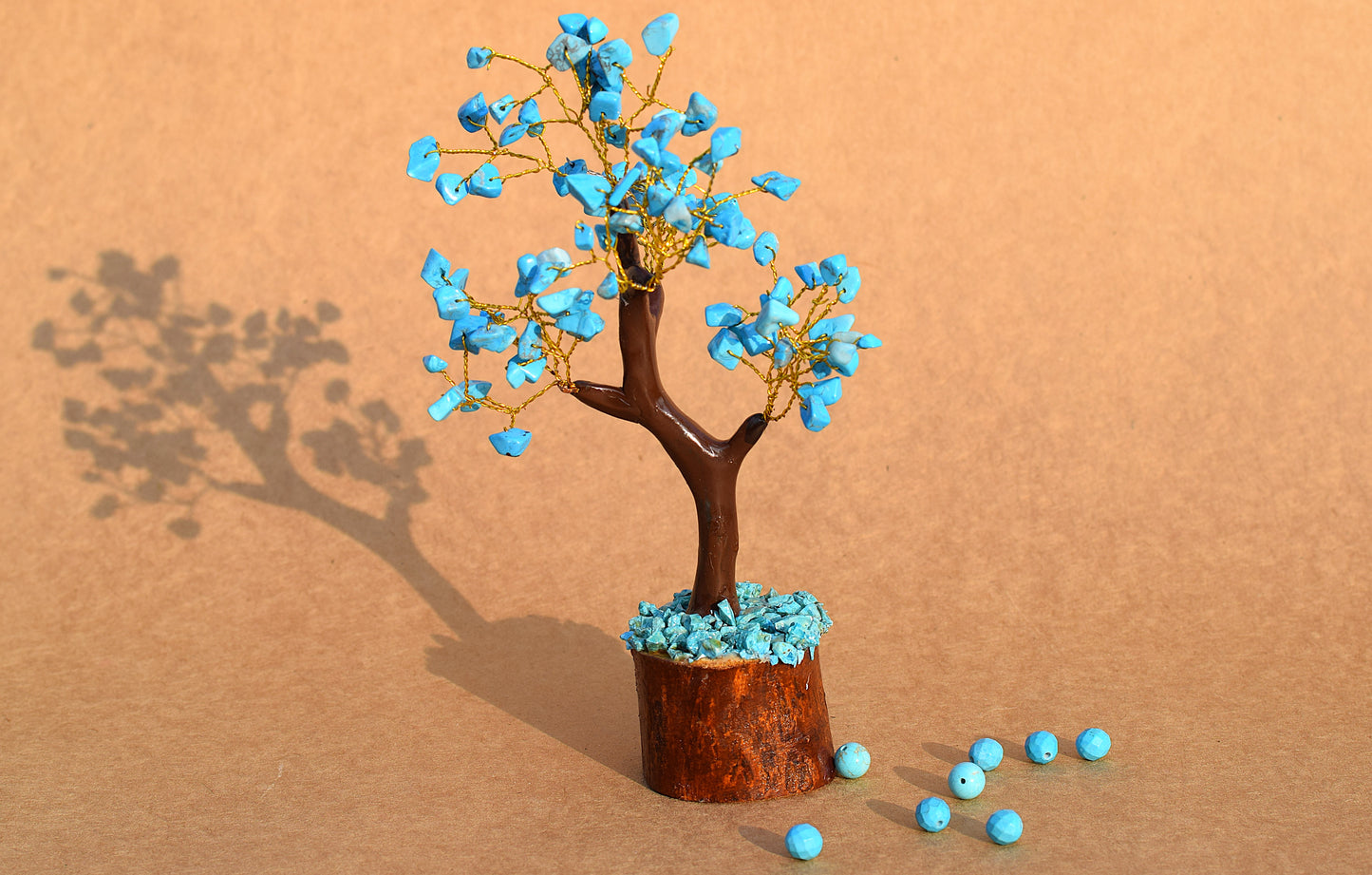 Turquoise Crystal Tree | Promotes Tranquility, Healing & Good Luck