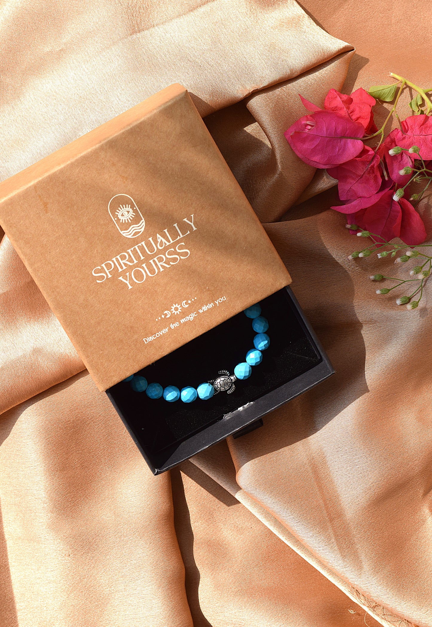 Turquoise Turtle Good Luck Bracelet | Brings Peace, Protection & Positive Energy