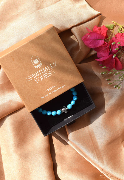 Turquoise Turtle Good Luck Bracelet | Brings Peace, Protection & Positive Energy