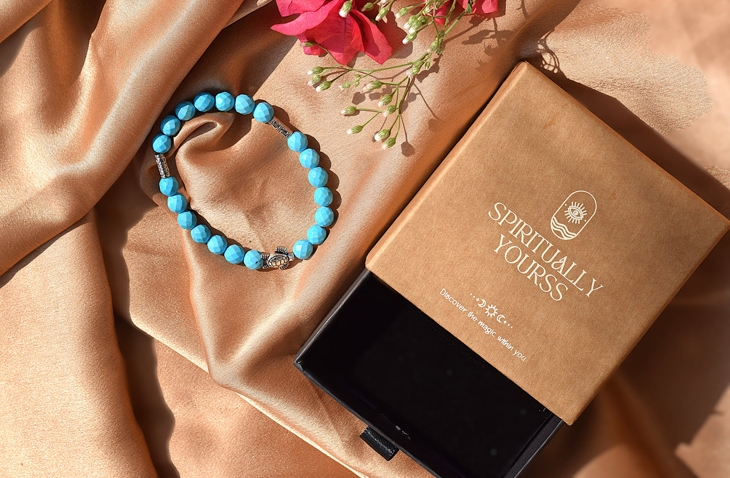 Turquoise Turtle Good Luck Bracelet | Brings Peace, Protection & Positive Energy