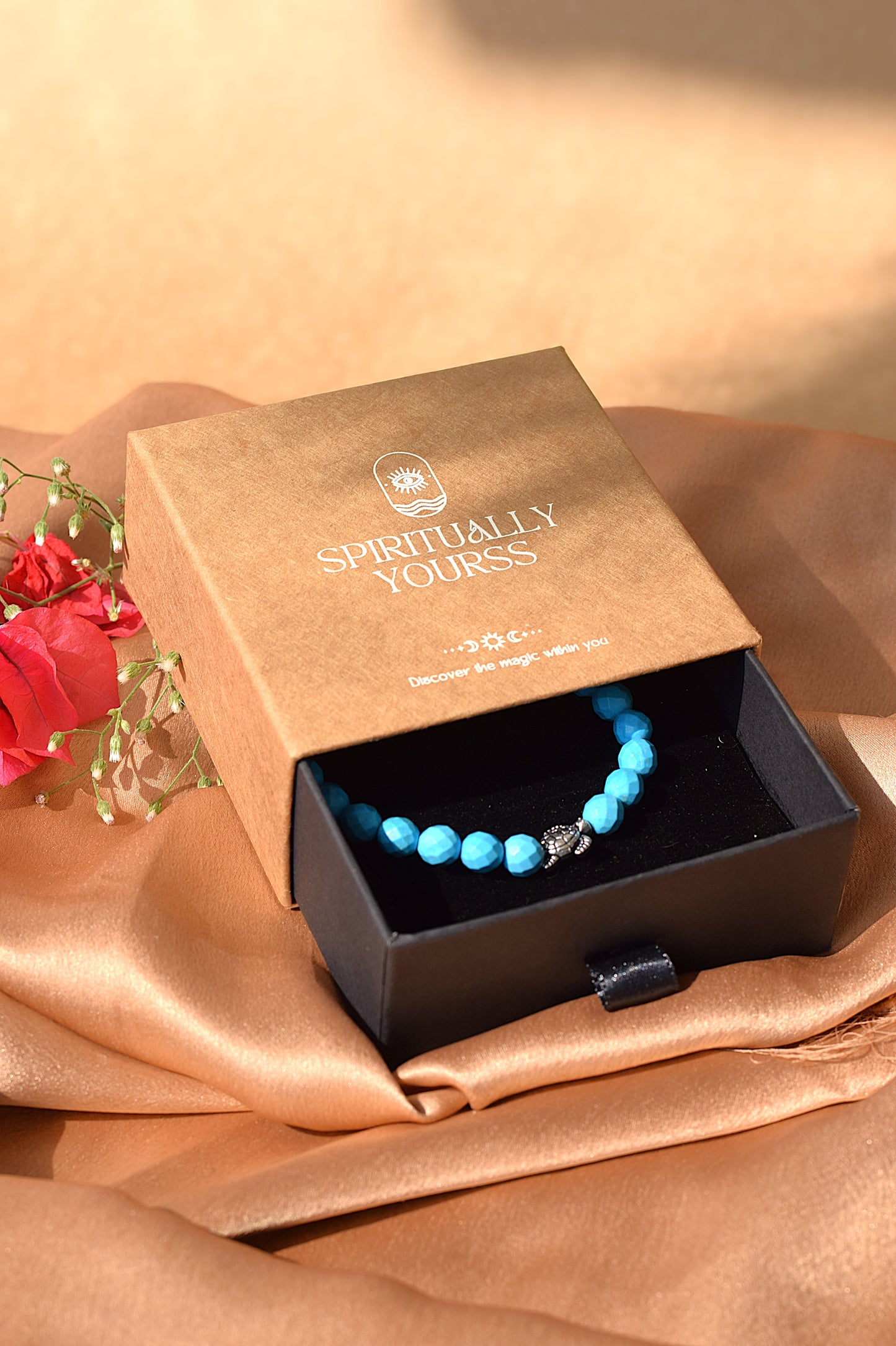Turquoise Turtle Good Luck Bracelet | Brings Peace, Protection & Positive Energy